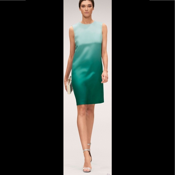 Escada Dresses & Skirts - ! 🦋 NEW ESCADA GORGEOUS OMBRÉ DRESS IN GREEN